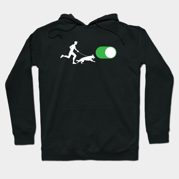 Dog Walking - On (M) Hoodie by CCDesign